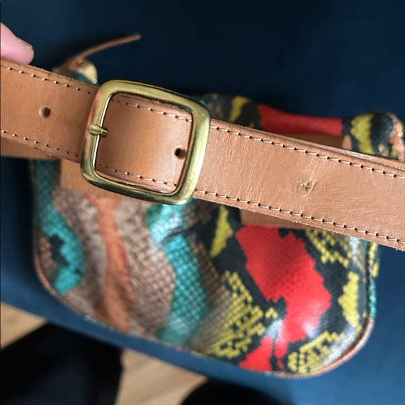 Clare V Snake Embossed Leather Belt Bag - Picture 12 of 12